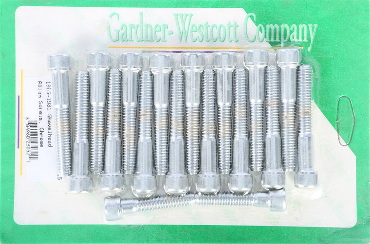 Gardnerwestcott - Rocker Box Cover Set Chrome 66-81 Shovelhead - C-74-15