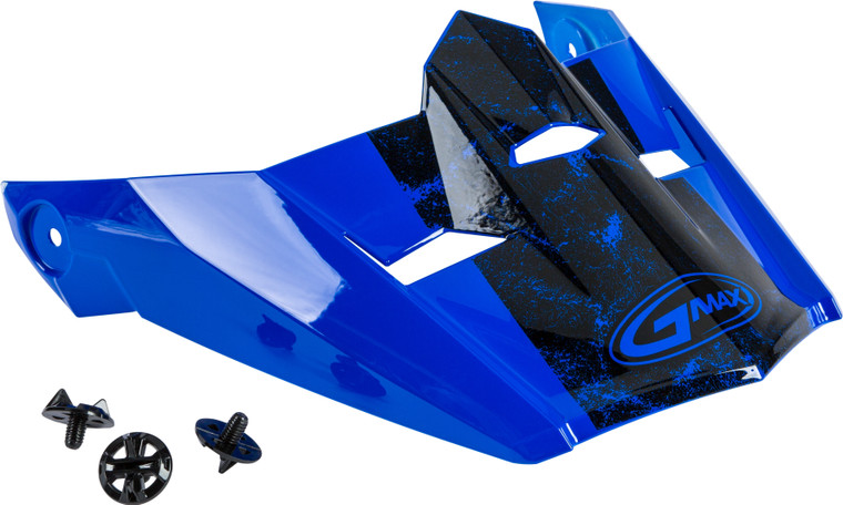 Gmax - Visor W/screws Dominant Mx-46 Blue/black/white Md-2x - G046900