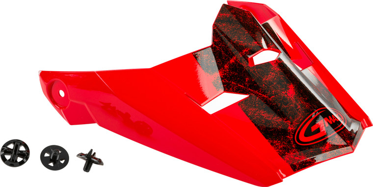 Gmax - Visor W/screws Dominant Mx-46 Red/black/white Xs-sm - G046891