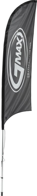 Gmax - Solar Flag Gmax Black 11' - 72-9977