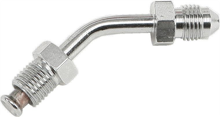 Goodridge - Jic To -3 Tube Adapter 45 Degree Chrome 3/8" - P646-03CH