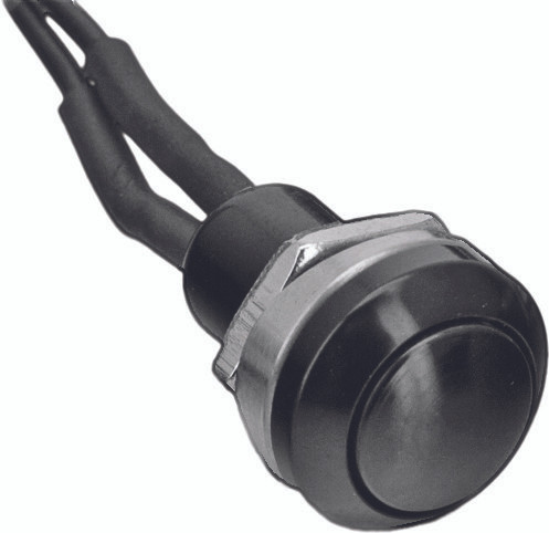 Harddrive - Mini Push Button Switch Black - 370338