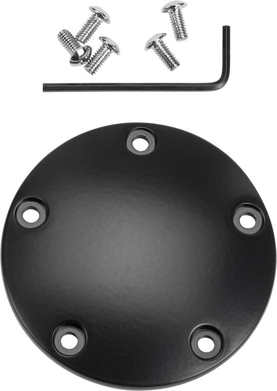 Harddrive - Point Cover Satin Black 99-17 Twin Cam - 37-035SB