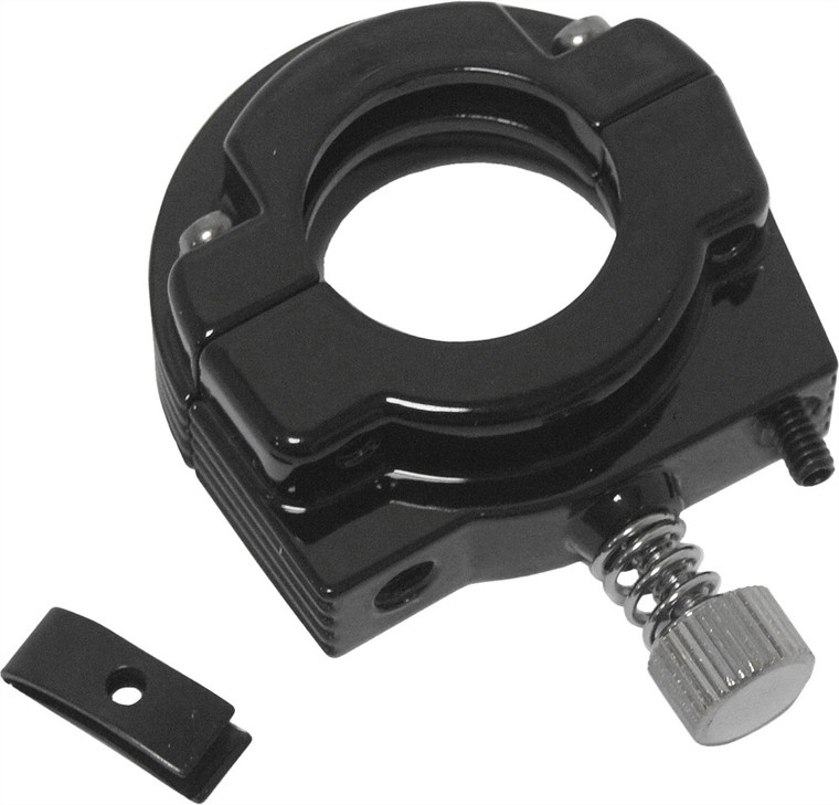 Harddrive - Throttle Clamp Dual Cable Gloss Black - 30-665AB