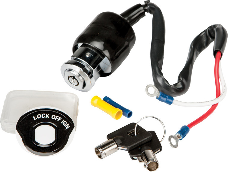 Harddrive - Round Key Ignition 2 Position Chrome Fx 91-93 - 370389