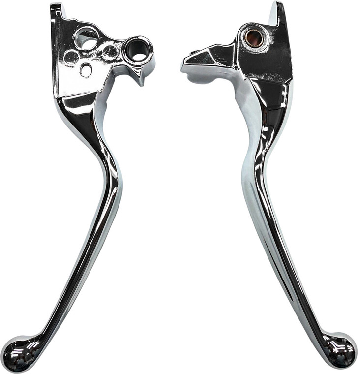 Harddrive - Smooth Lever Set Chrome Flt 08-13 W/cable Clutch - 53814