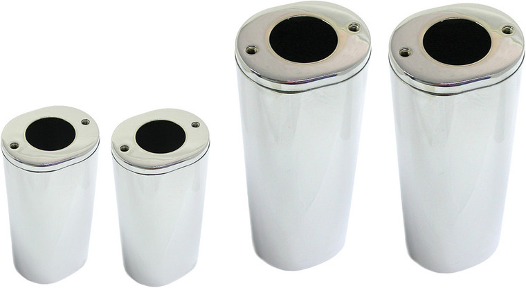 Harddrive - Upper Fork Tube Covers Chrome Touring 84-13 Flst 86-14 - 301189