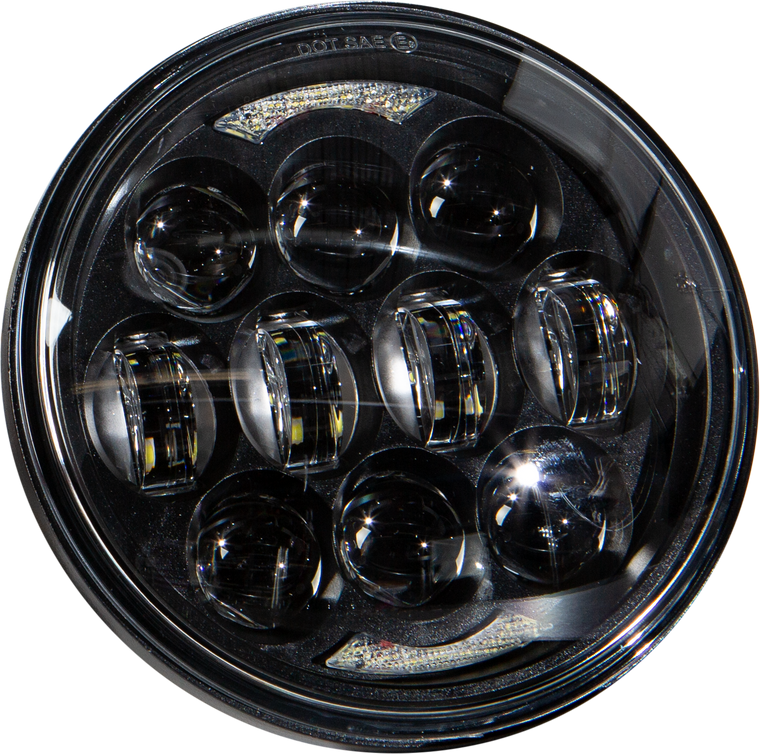 Harddrive - Led Headlight 5.75" 80w Black 4000/2200 Lumens - 820-0365