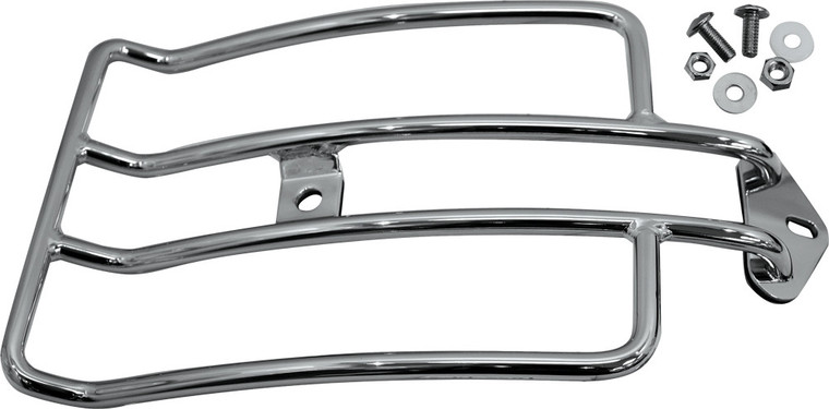 Harddrive - Solo Luggage Rack Chrome 06-17 Softail W/ 200mm Tire - C77-0081