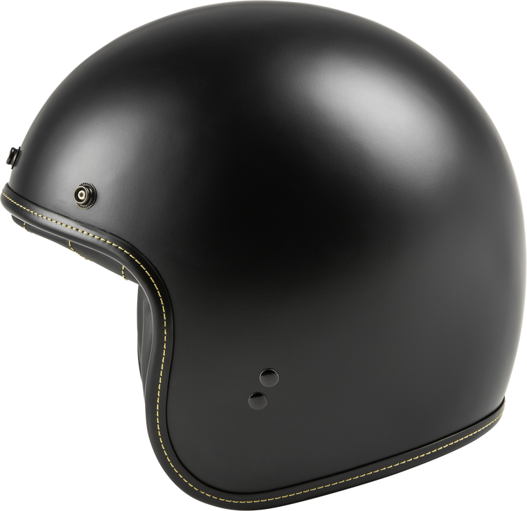 Highway 21 - .38 Retro Helmet Matte Black Xs - 77-1201XS