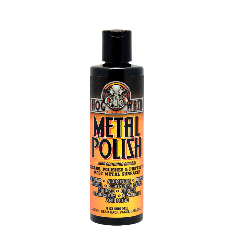 Hog Wash - Metal Polish W/corrosion Blocker 8oz - HW0478 Hog Wash - Metal Polish W/corrosion Blocker 8oz - HW0478