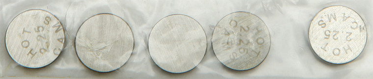 Hot Cams - Valve Shims 10.00x2.25mm 5/pk - 5PK1000225