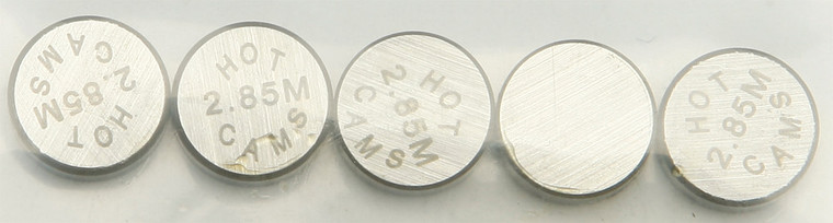 Hot Cams - Valve Shims 9.48x2.85mm 5/pk - 5PK948285