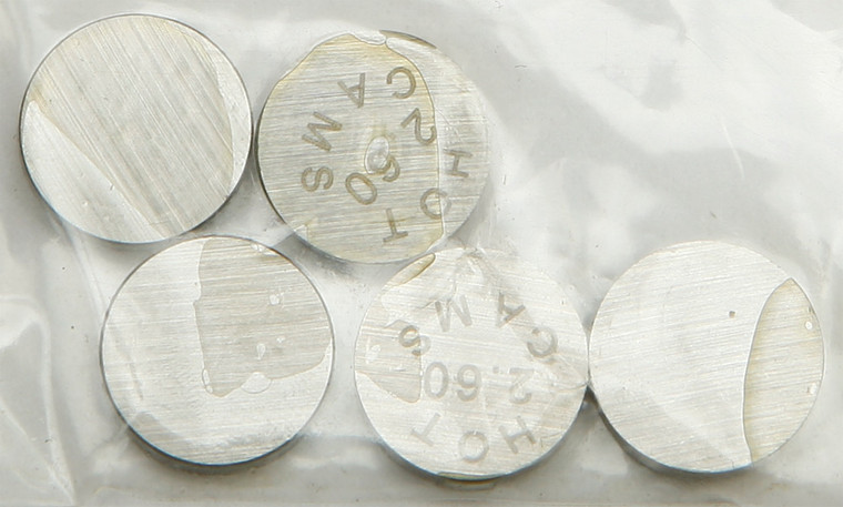 Hot Cams - Valve Shims 10.00x2.60mm 5/pk - 5PK1000260