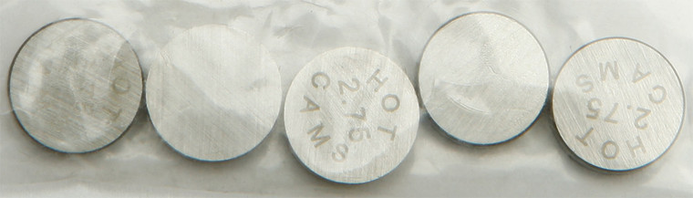 Hot Cams - Valve Shims 10.00x2.75mm 5/pk - 5PK1000275