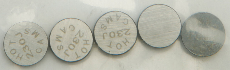 Hot Cams - Valve Shims 9.48x2.30mm 5/pk - 5PK948230