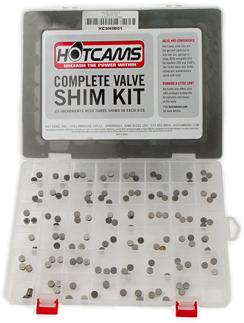 Hot Cams - Valve Shim Kit 141pc Hon/kaw/suz/yam - HCSHIM01
