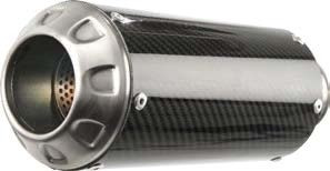 Hotbodies - Mgp Exhaust Slip-on Carbon Fiber Stainless End Cap - 80801-2404