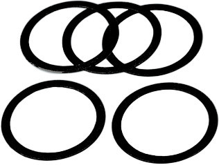 James Gaskets - Gasket Seal Oil Filler Cap Molded Rubber 5/pk - 63809-48-DL