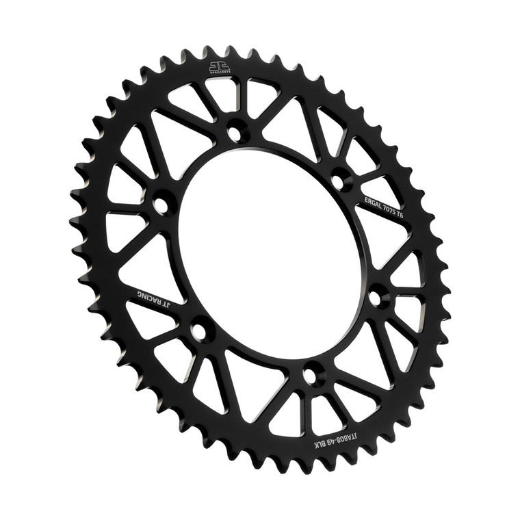 Jt - Rear Racelite Sprocket Alum 49t-520 Blk Kaw/suz - JTA808.49BLK