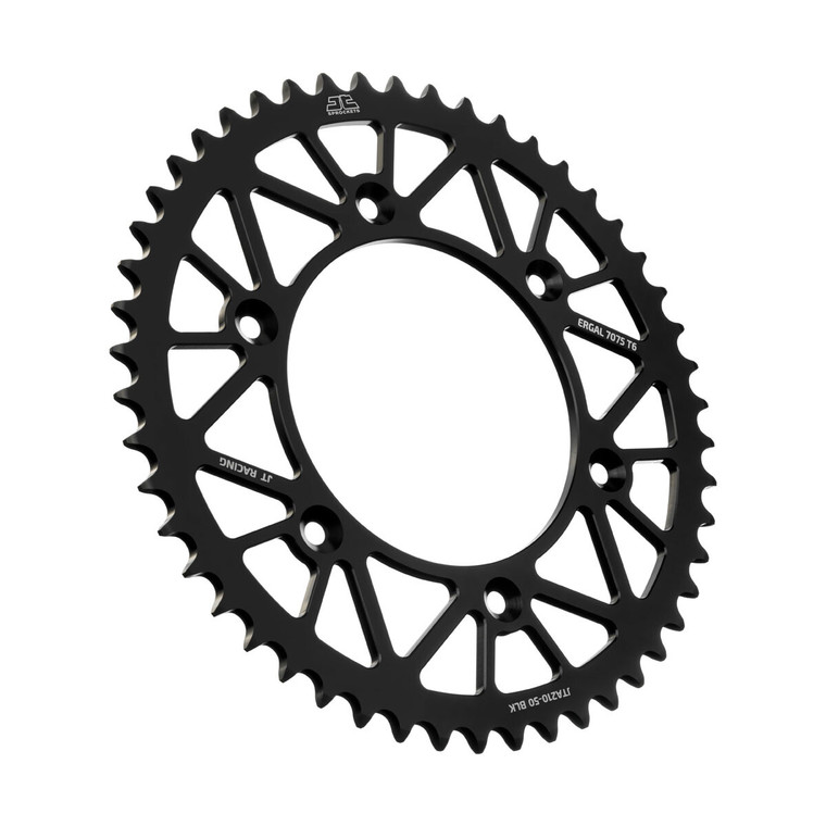 Jt - Rear Racelite Sprocket Alum 50t-520 Blk Beta/hon - JTA210.50BLK