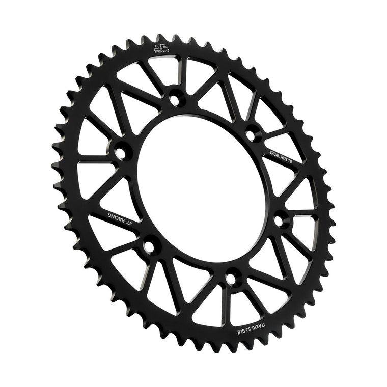 Jt - Rear Racelite Sprocket Alum 52t-520 Blk Beta/hon - JTA210.52BLK