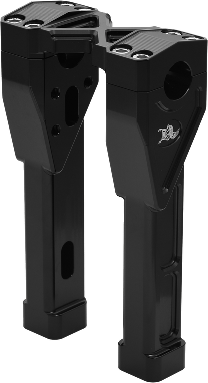 Kens Factory Llc - Nx Lvl 1-1/8" X-riser 10"tall Straight Black - KFR-04-1.125