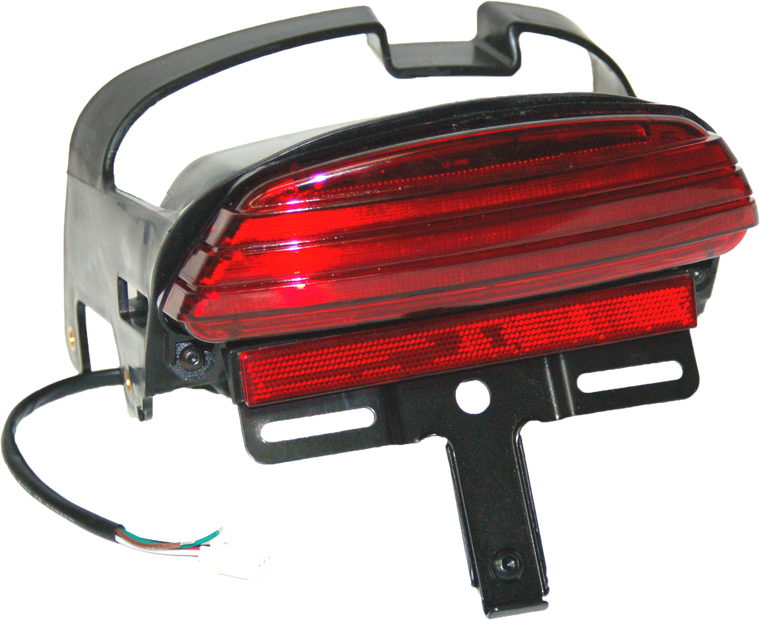 Letric Lighting Co - Softail Led Tailight Red Lense - LLC-STTL-RS