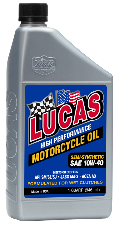 Lucas - Semi-synthetic High Performance Oil 10w-40 1qt - 10710