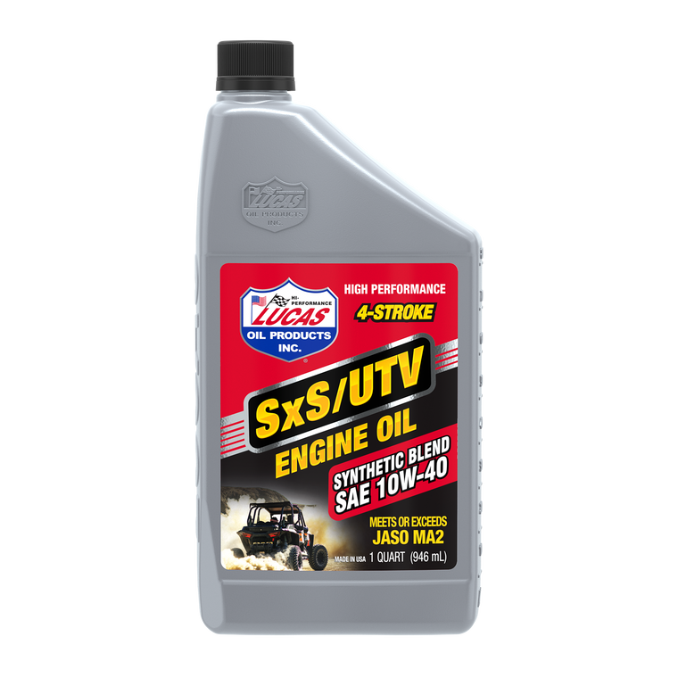 Lucas - Sxs Semi Synthetic Engine Oil 10w40 1 Qt - 11196