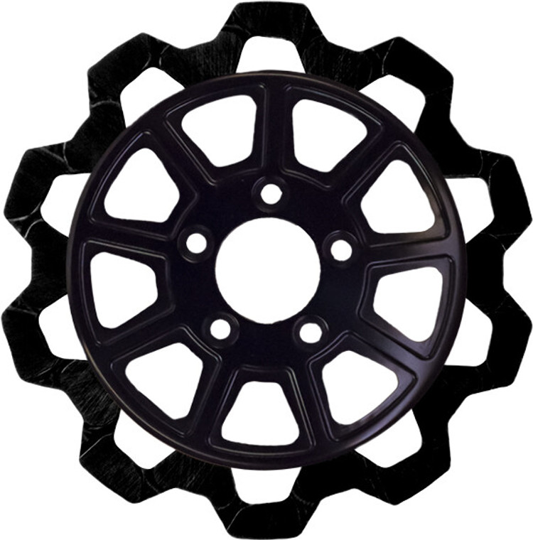 Lyndall Brakes - 9 Spoke Rotor Rear Blk/blk Bow Tie 11.5" - 4102-2133 Lyndall Brakes - 9 Spoke Rotor Rear Blk/blk Bow Tie 11.5" - 4102-2133