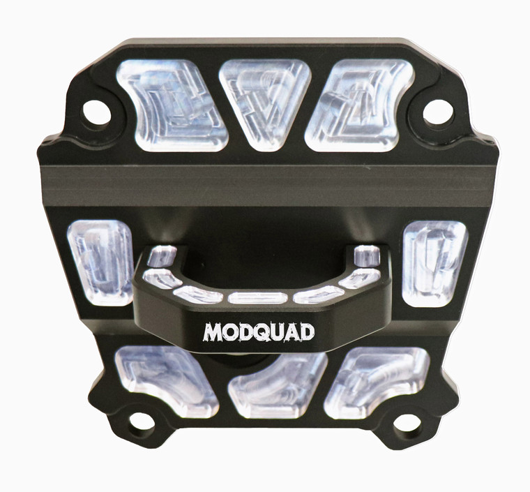 Modquad - Rear Differential Plate With Hook Black Pol - RZR-RDH-PRO-BLK