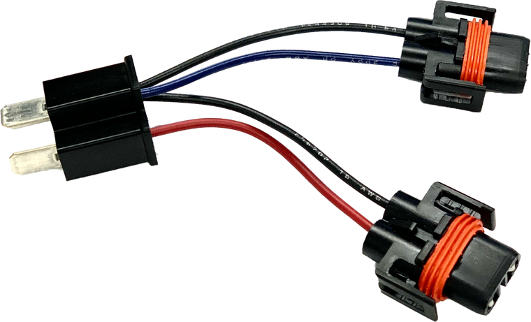 Namz Custom Cycle Products - Headlight Adapter Pigtail W/female H9/h11-male H4 Conn - NHAP-02