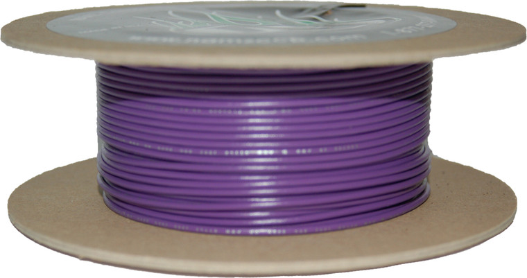 Namz Custom Cycle Products - #18-gauge Violet 100' Spool Of Primary Wire - NWR-7-100