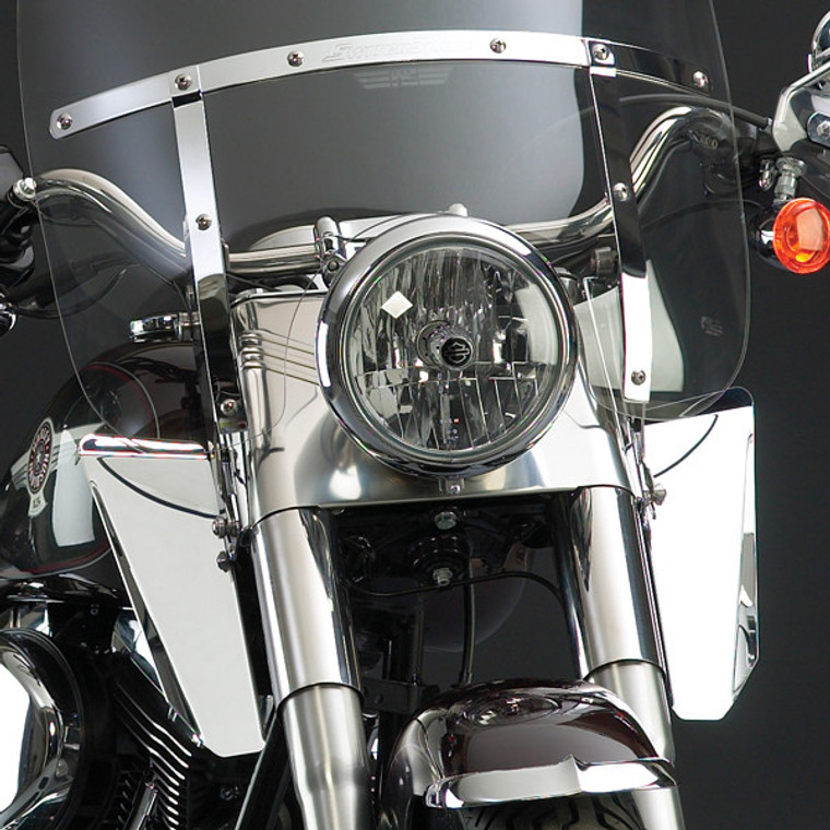 National Cycle - Switchblade Chrome Lowers Chrome Hardware - N76606 National Cycle - Switchblade Chrome Lowers Chrome Hardware - N76606