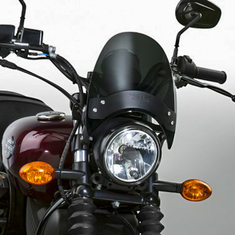 National Cycle - Flyscreen Windscreen Dark Smoke Black Hardware - N2535-002 National Cycle - Flyscreen Windscreen Dark Smoke Black Hardware - N2535-002