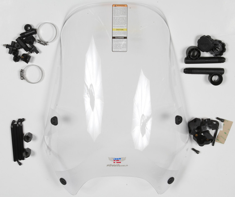 National Cycle - Street Screen Clear 7/8" - N25010 National Cycle - Street Screen Clear 7/8" - N25010