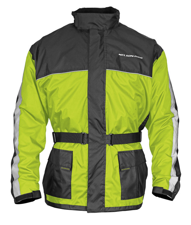 Nelson-rigg - Solostorm Jacket Hi-vis Yellow/black Lg - SSJ-HVY-03-LG