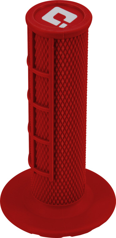 Odi - Half Waffle Lock-on Grip Red - H36HWR