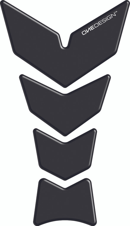 One Emblems - Soft Touch Slim Black Prespaced Tankpad - CGAN126P One Emblems - Soft Touch Slim Black Prespaced Tankpad - CGAN126P