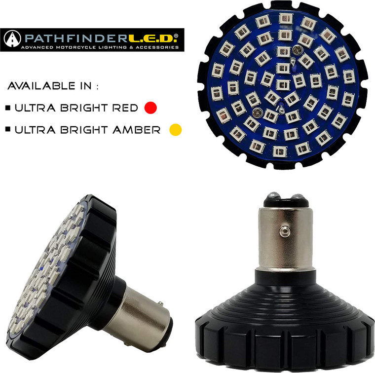 Pathfinder - Bullet Ultra Bright Led Amber 1157 Style - 4857A