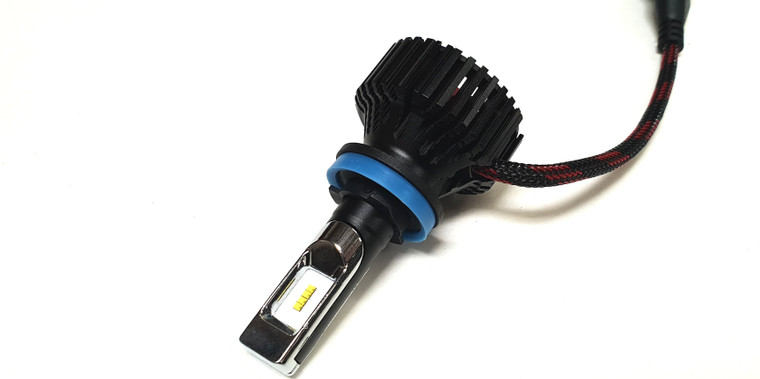 Pathfinder - H11 Fan Heatsink Headlight High Performance Tri-led Bulb - H11F3-B