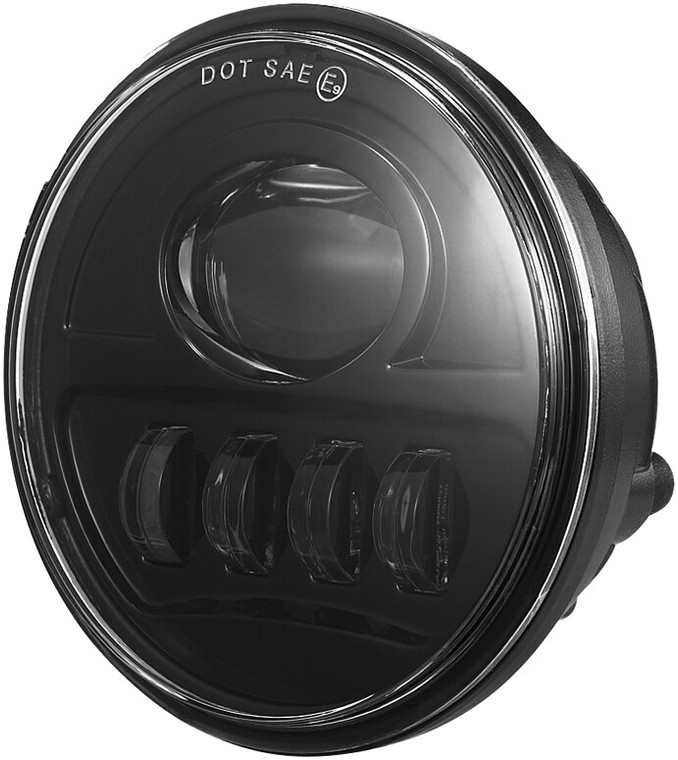 Pathfinder - 4.5" Modern Led Passing Lamps Kit Black - HDPL4B