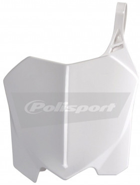 Polisport - Front Number Plate White - 8656700001