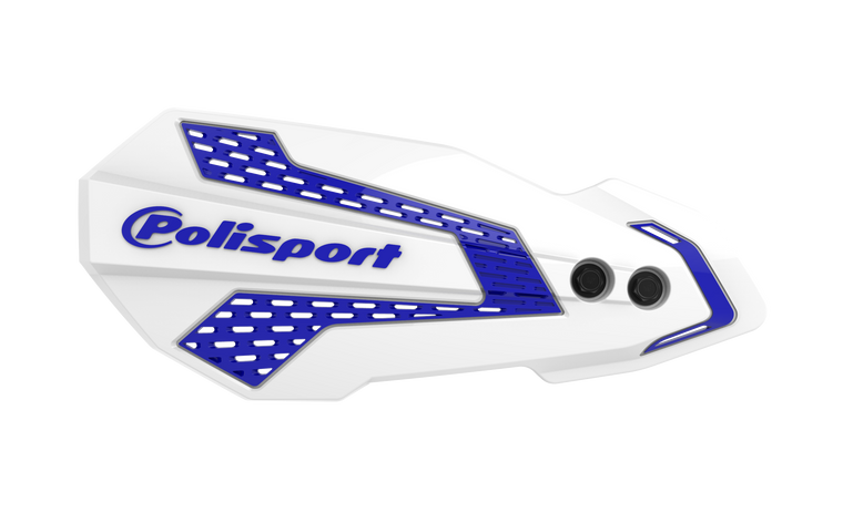 Polisport - Mx Flow Handguards White/blue - 8308200016