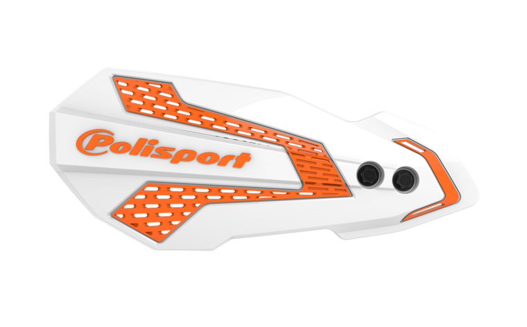 Polisport - Mx Flow Handguards White/orange - 8308200004
