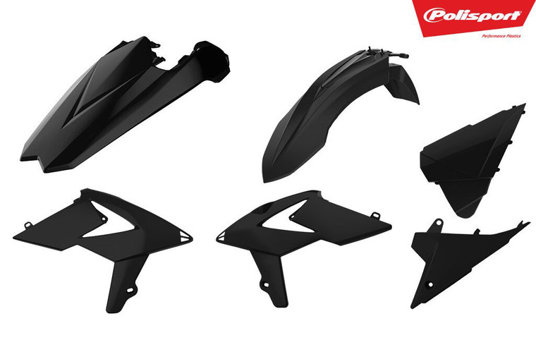 Polisport - Plastic Body Kit Black - 90777 Polisport - Plastic Body Kit Black - 90777