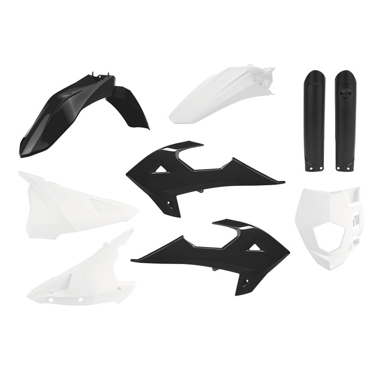 Polisport - Enduro Full Kit Black/white Gas - 91037