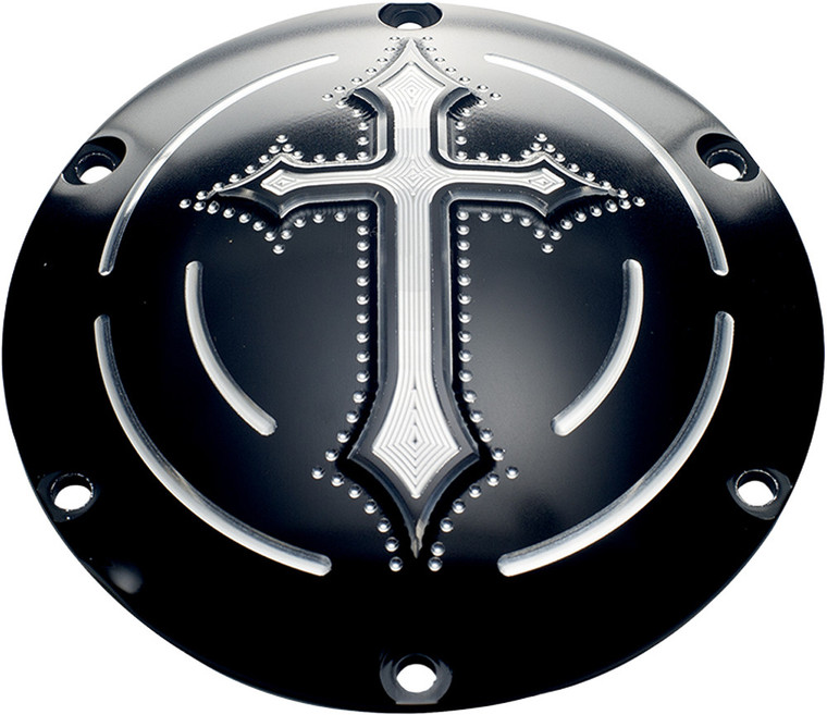 Prec. Billet - Derby Cover Darkside Black - DRK-230-SPT-BLK Prec. Billet - Derby Cover Darkside Black - DRK-230-SPT-BLK