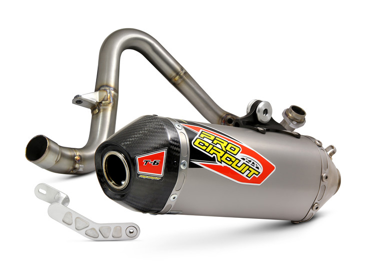 Pro Circuit - T-6 S/s Exhaust System W/carbon Cap - 0121712G Pro Circuit - T-6 S/s Exhaust System W/carbon Cap - 0121712G